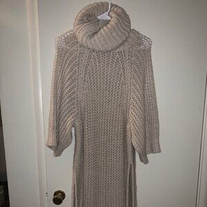 Chloé sweater dress coat Alpaca